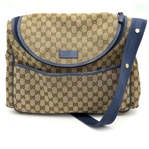 GUCCI MONOGRAM CROSSBODY DIAPER BAG